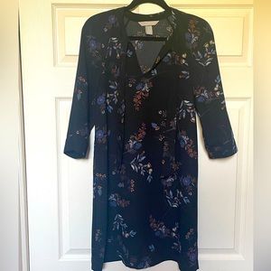 H&M Women’s Floral Midi Dress Size 2
